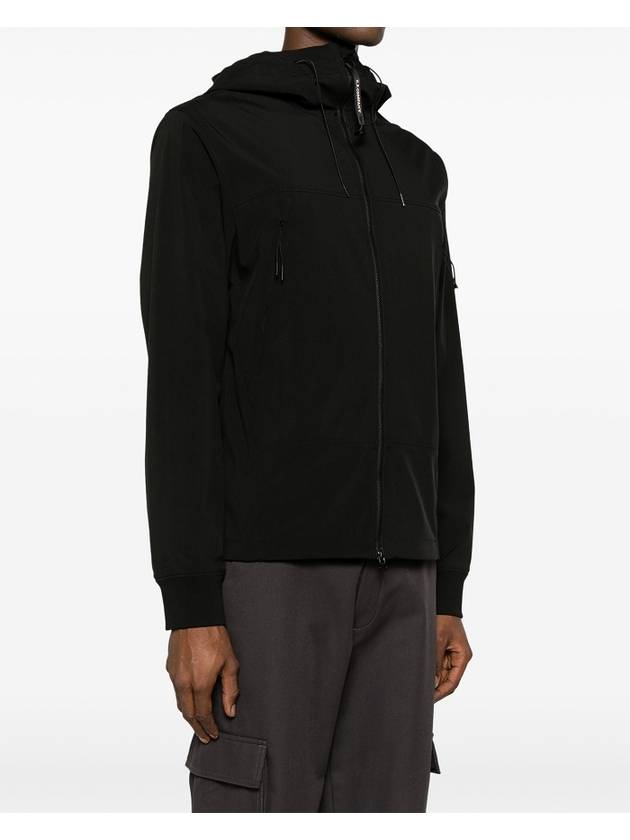 Shell R Goggle Hooded Jacket Black - CP COMPANY - BALAAN 6