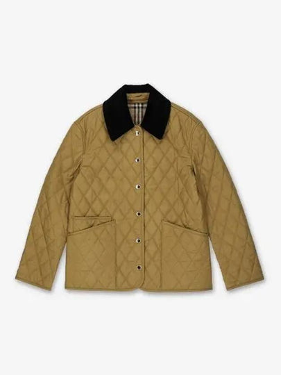 Dranefel Quilted Jacket Camel - BURBERRY - BALAAN 2