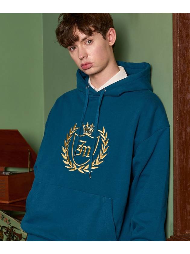 HEAVY WEIGHT HOOD T SHIRTS BLUE - ZIZEMUSEUM - BALAAN 2