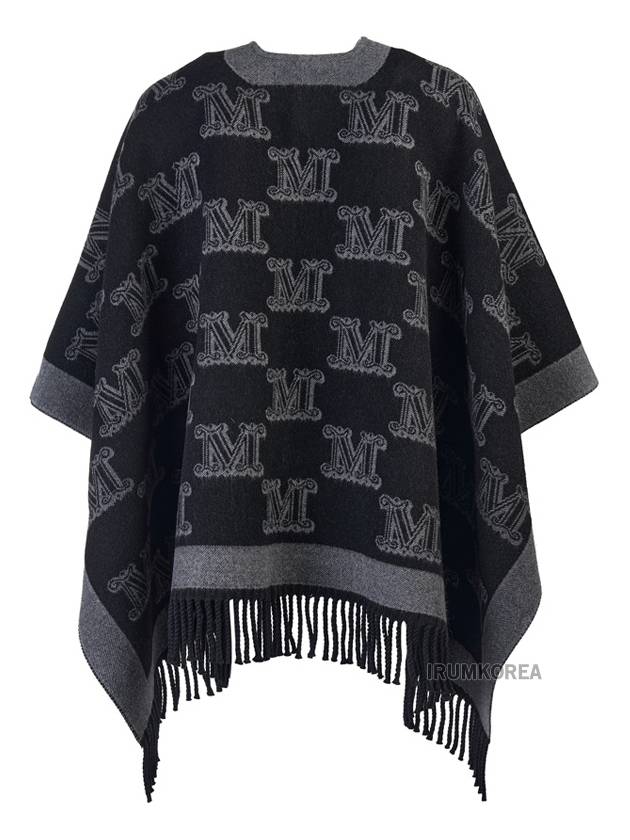 Women s Fringe Wool Cape FRINE 008 - MAX MARA - BALAAN 3