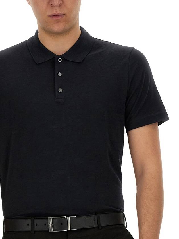 Bronn Cotton Short Sleeve Polo Shirt Navy - THEORY - BALAAN 8