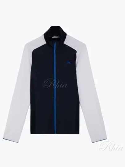 Melker Mid Layer Zip-Up Jacket Navy - J.LINDEBERG - BALAAN 2