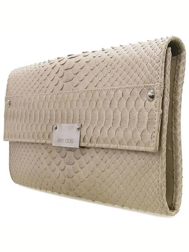 Beige color clutch bag - JIMMY CHOO - BALAAN 3