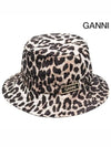 Leopard Print Bucket Hat - GANNI - BALAAN 4