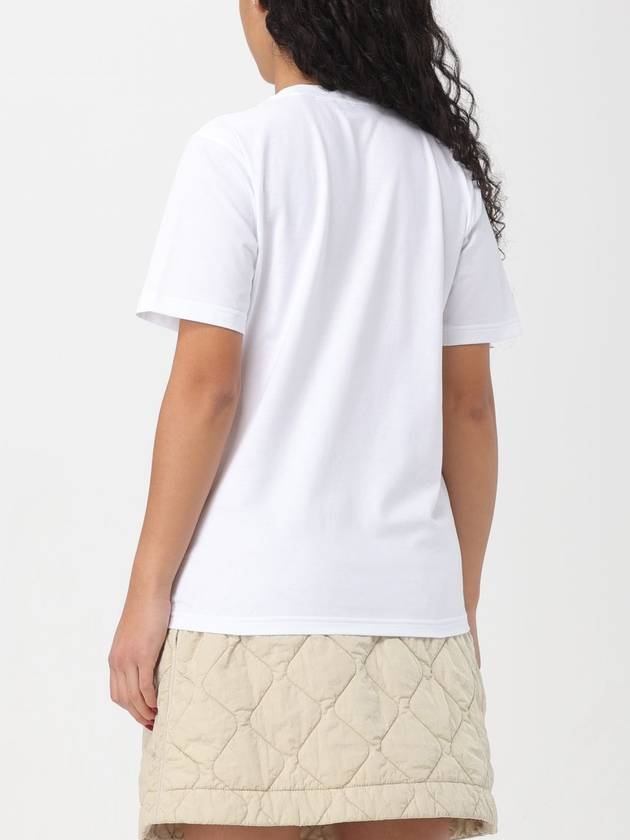 Logo Cotton Short Sleeve T-Shirt White - BURBERRY - BALAAN 4