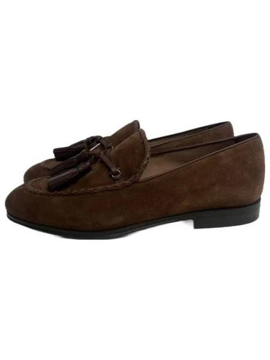 020065 742214 Cioccolato Loafers - SALVATORE FERRAGAMO - BALAAN 1