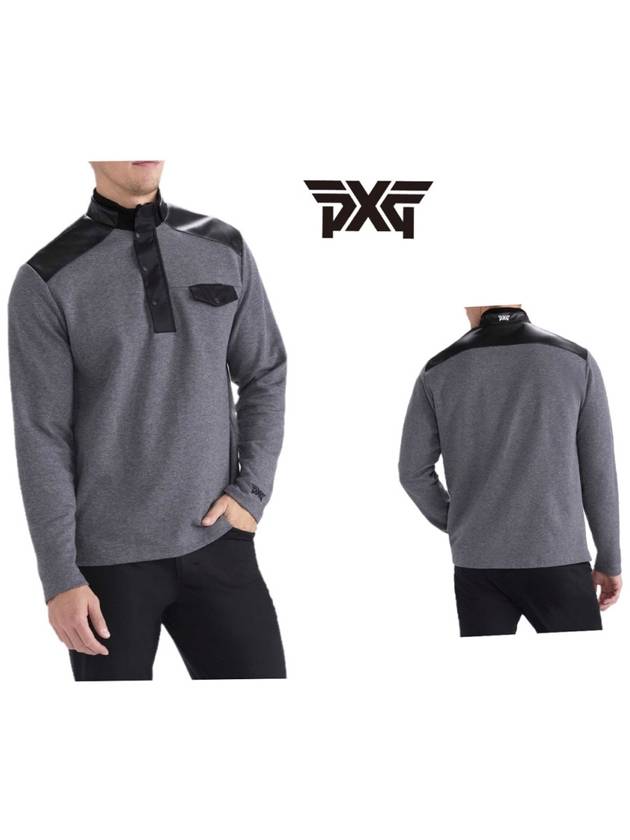 Golf Wear Quilted 14-ZIP PULLOVER Long Sleeve Shirt - PXG - BALAAN 1