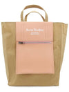 Logo Canvas Baker Out Medium Tote Bag Pink Beige - ACNE STUDIOS - BALAAN 2