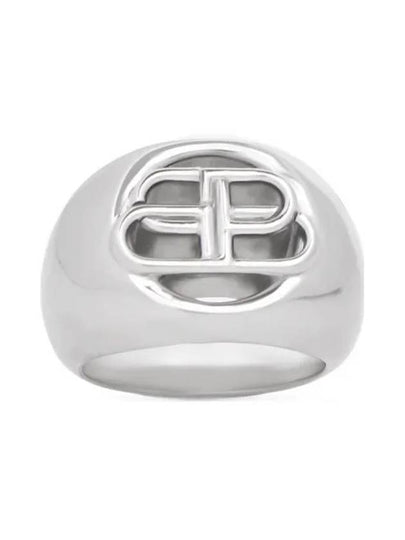 BB Signature Bold Ring Silver - BALENCIAGA - BALAAN 2