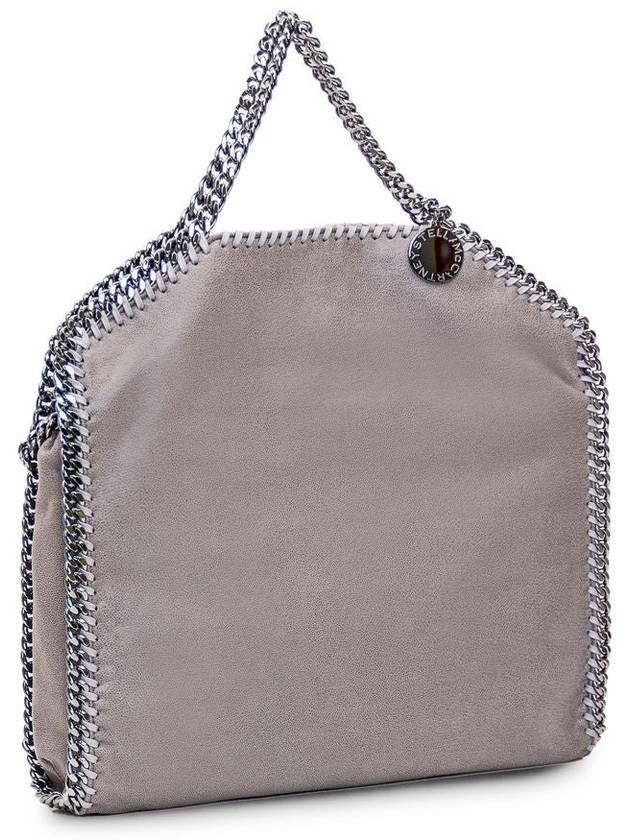 Silver Falabella Fold Over Tote Bag Light Gray - STELLA MCCARTNEY - BALAAN 3