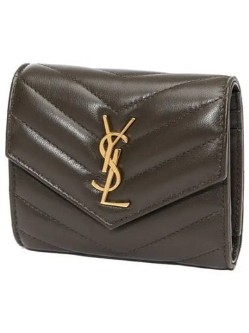 Monogram Multi Fold Wallet Women s Bifold - SAINT LAURENT - BALAAN 1