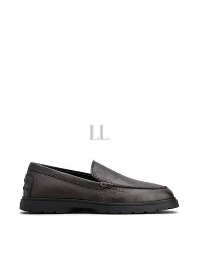 Leather Slipper Loafers Brown - TOD'S - BALAAN 2