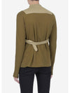 Round Collar Attached Belt Shirt - DRIES VAN NOTEN - BALAAN 3