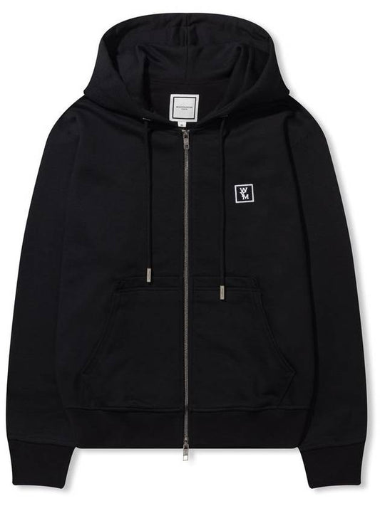 Back Logo  Zip-Up Hoodie Black - WOOYOUNGMI - BALAAN 2