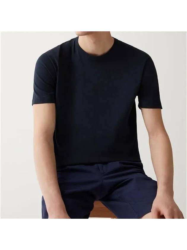 Le Logo Patch Short Sleeve TShirt Navy - COLMAR - BALAAN 4