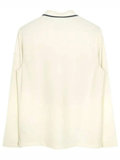 White polo long sleeve shirt 51212727 745 - BOGNER - BALAAN 2