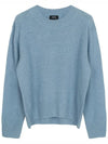 Allison Alpaca Wool Knit Top Blue - A.P.C. - BALAAN 2