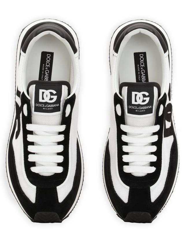 DG Logo Cushion Low Top Sneakers White Black - DOLCE&GABBANA - BALAAN 5