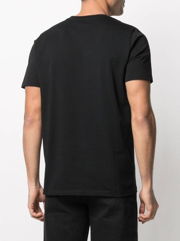 Chest Logo Short Sleeve T-Shirt Black - A.P.C. - BALAAN 5