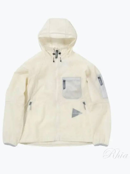 24 Breathe Rib Hoodie Off White 5744121116 031 Hooded Jacket - AND WANDER - BALAAN 1