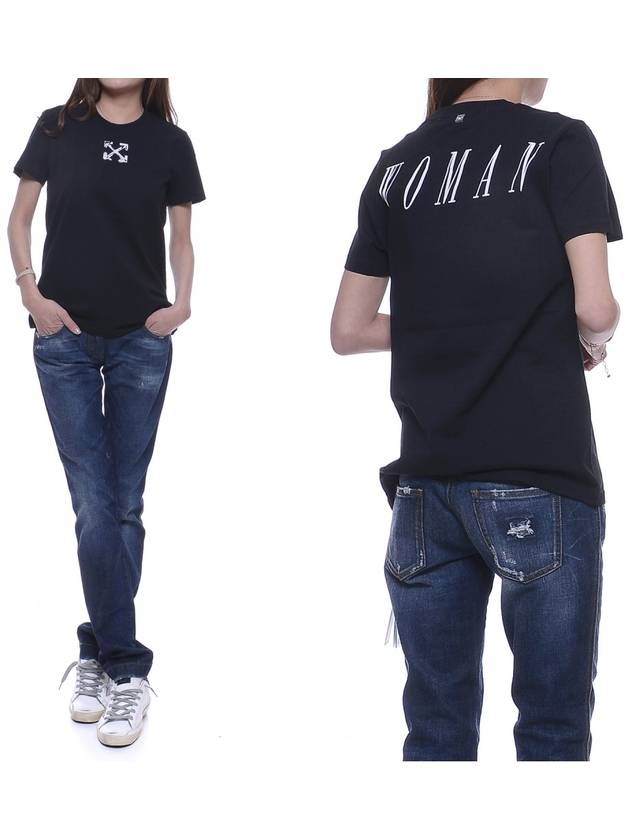 Spray Arrow Relaxed Fit Short Sleeve T-Shirt Black - OFF WHITE - BALAAN 2