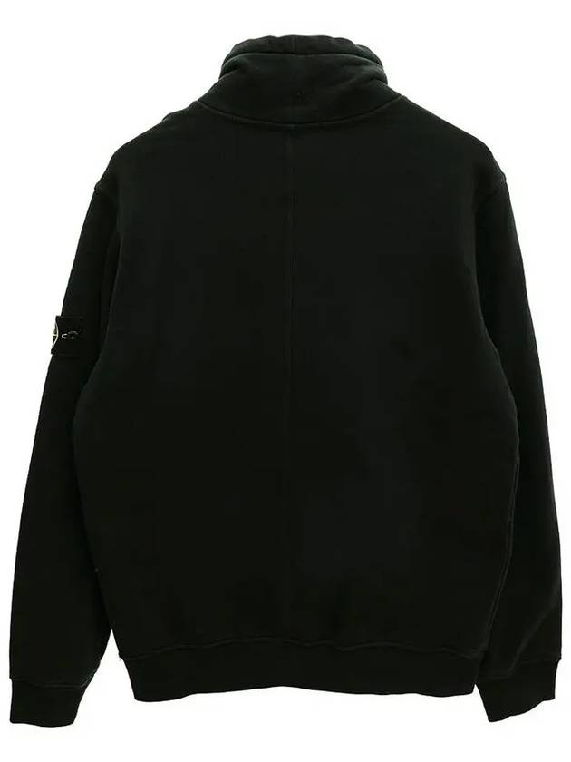 Wappen Patch Multi-Pocket Mock Neck Sweatshirt Black - STONE ISLAND - BALAAN 4