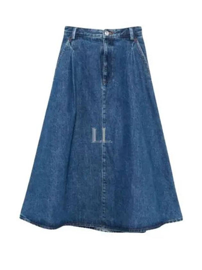 Denim A-Line Skirt Blue - A.P.C. - BALAAN 2