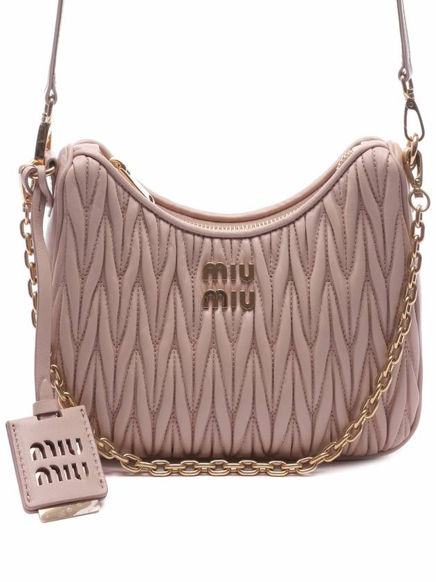 Matelassé Chain Shoulder Bag Power Pink - MIU MIU - BALAAN 2