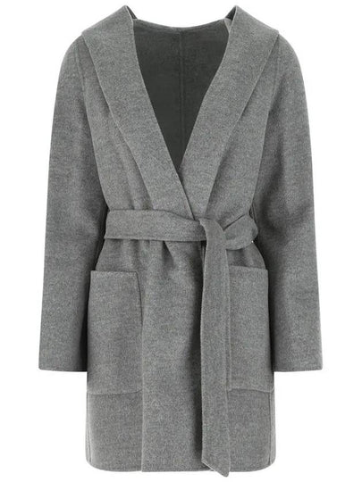 22SS TONDO wool hooded coat gray 60860319 051 - MAX MARA - BALAAN 2