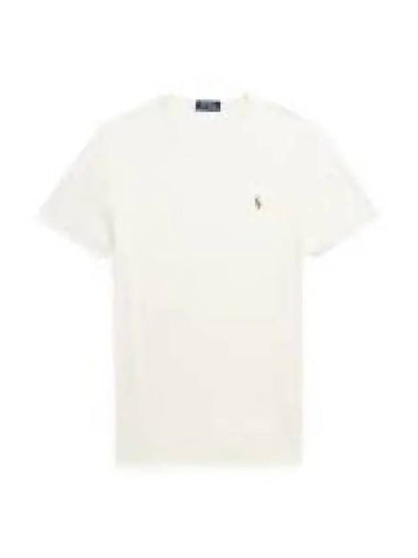 Custom slim crewneck t shirt natural 1279586 - POLO RALPH LAUREN - BALAAN 1