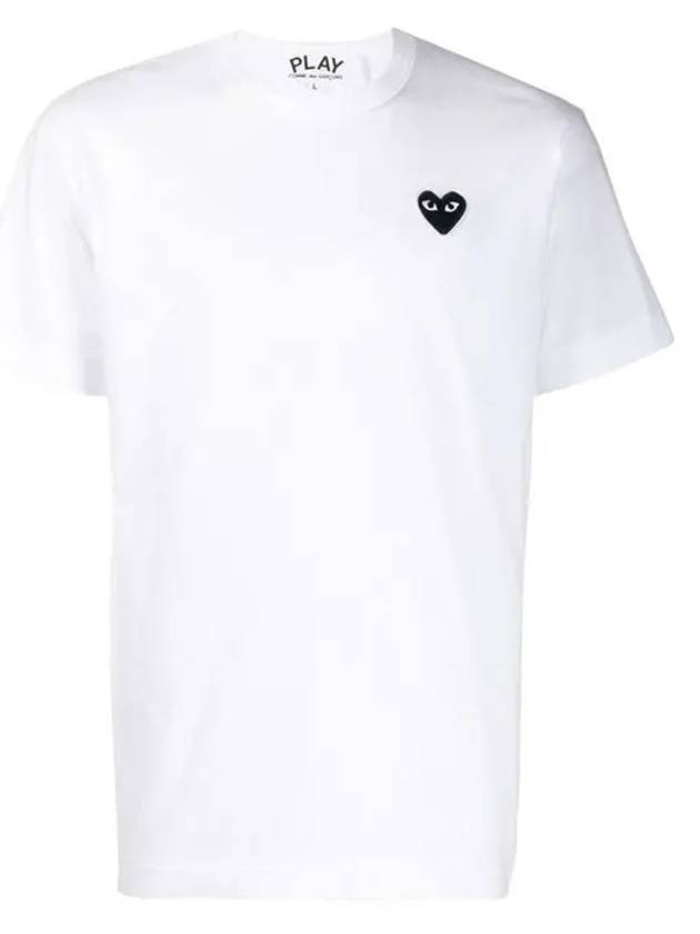 Play Small Black Waffen Short Sleeve T-Shirt P1 AZ T064 2 White - COMME DES GARCONS - BALAAN 3