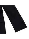 Men's Wool Tailored Jacket Black - BALMAIN - BALAAN.