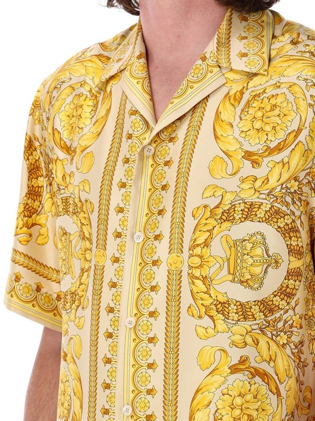 Long Sleeve Shirt 10039261A030445K410 CHAMPAGNE - VERSACE - BALAAN 4