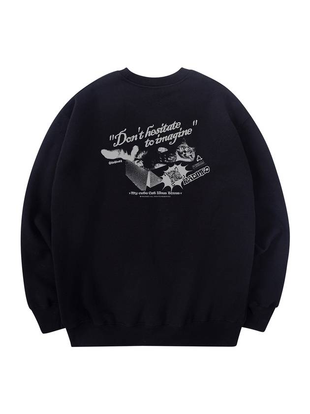 Cat Box Sweatshirt Black - RADINEO - BALAAN 1