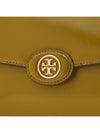 Robinson Spazzolato Convertible Logo Shoulder Bag Mustard - TORY BURCH - BALAAN 8