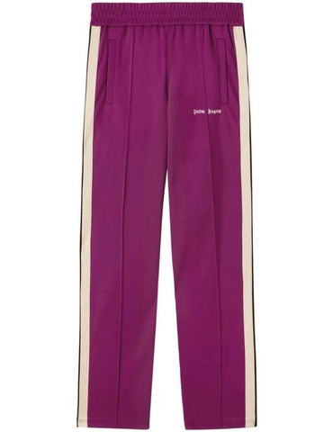 Palm Angels Classic Logo Track Pants Purple - PALM ANGELS - BALAAN 1