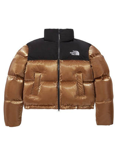 Women s Novelty Nuptse Down Padding Gold - THE NORTH FACE - BALAAN 1