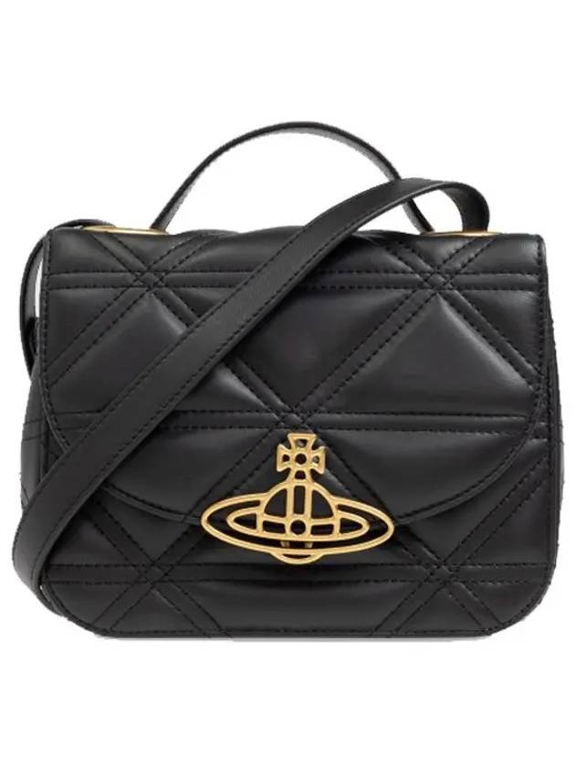 Linda ORB Logo Cross Bag Black - VIVIENNE WESTWOOD - BALAAN 2