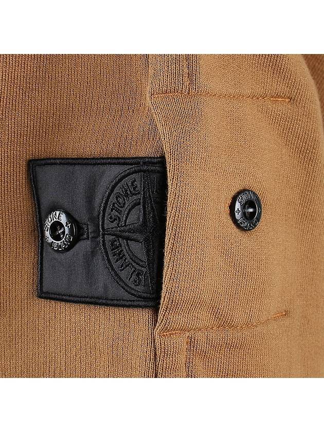 Shadow Project Embroidery Cotton Fleece Hoodie Brown - STONE ISLAND - BALAAN 6