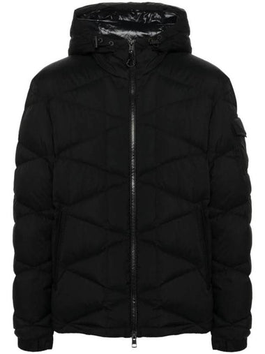 Borasco Hooded Padding Black - MONCLER - BALAAN 1