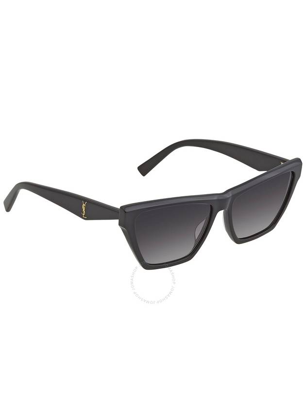 Saint Laurent Grey Gradient Cat Eye Ladies Sunglasses SL M103 001 58 - SAINT LAURENT - BALAAN 3