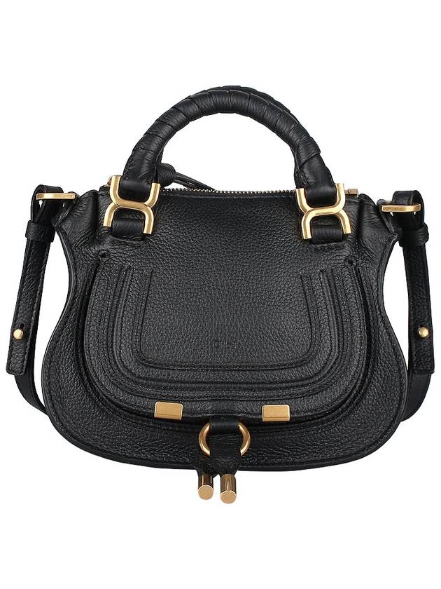 Marcie Mini Double Carry Tote Bag Black - CHLOE - BALAAN 3