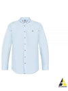 Embroidered logo long sleeve shirt blue - VIVIENNE WESTWOOD - BALAAN 2