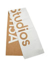 Jacquard Logo Two Tone Wool Muffler Beige - ACNE STUDIOS - BALAAN 3