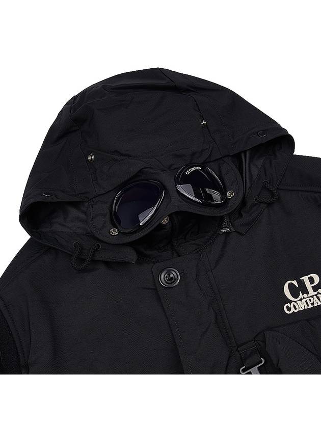 Duffel Mixed Goggle Hooded Jacket Black - CP COMPANY - BALAAN 11