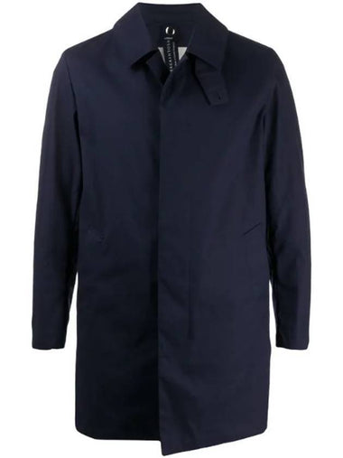 Cambridge Raintech Cotton Short Single Coat Navy - MACKINTOSH - BALAAN 1