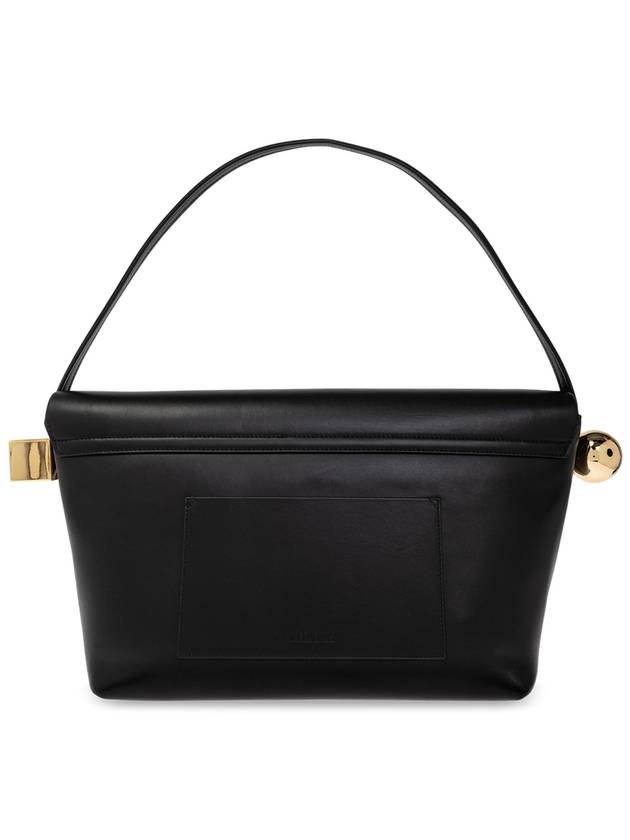 The Large Ronde Carre Shoulder Bag Black - JACQUEMUS - BALAAN 4