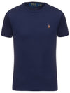 Embroidered Logo Pony Short Sleeve T-Shirt Navy - POLO RALPH LAUREN - BALAAN 1