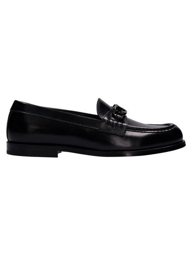 LOAFERS IN LEATHER - VALENTINO - BALAAN 1