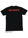 Men's Bulldozer Logo Short Sleeve T-Shirt Black - OFF WHITE - BALAAN 3